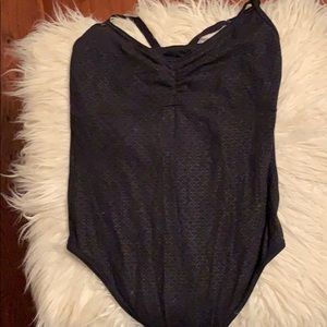 Black Lululemon Bodysuit